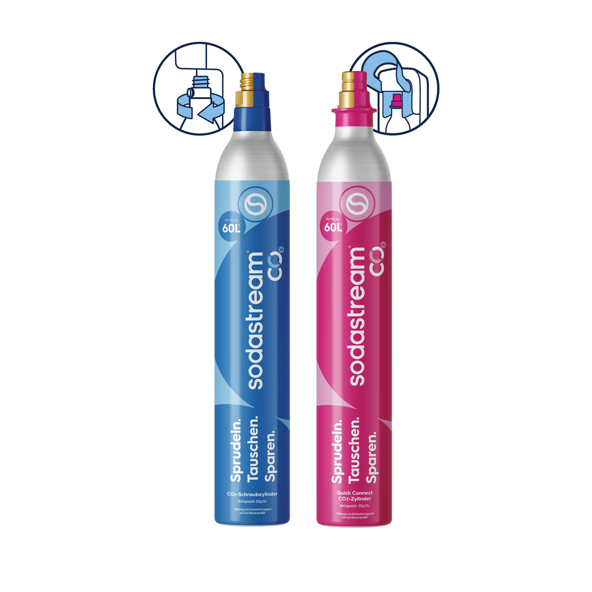 Kauf dir einen SodaStream CO2-Reservezylinder – SodaStream Österreich