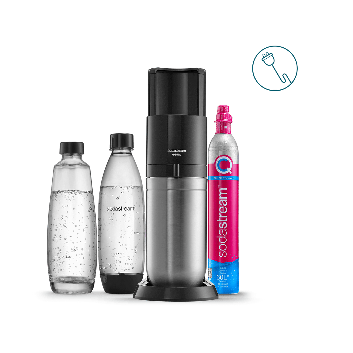 SodaStream bringt E-DUO auf den Markt – den ersten automatischen  Wassersprudler für Glas- und wiederverwendbare Kunststoffflaschen