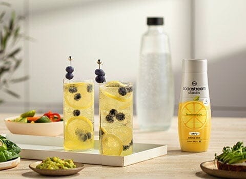 Blaubeer Zitronen Cocktail