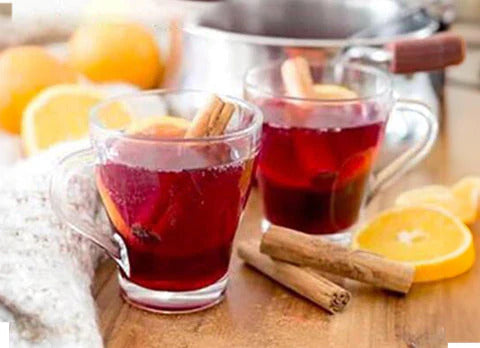 Prickelnder Glühwein