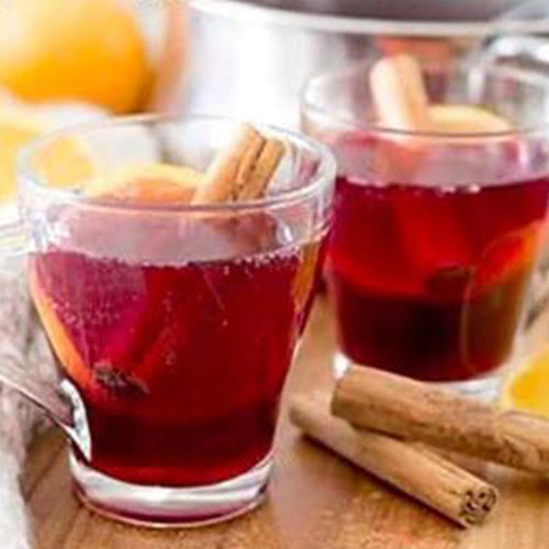 Prickelnder Glühwein
