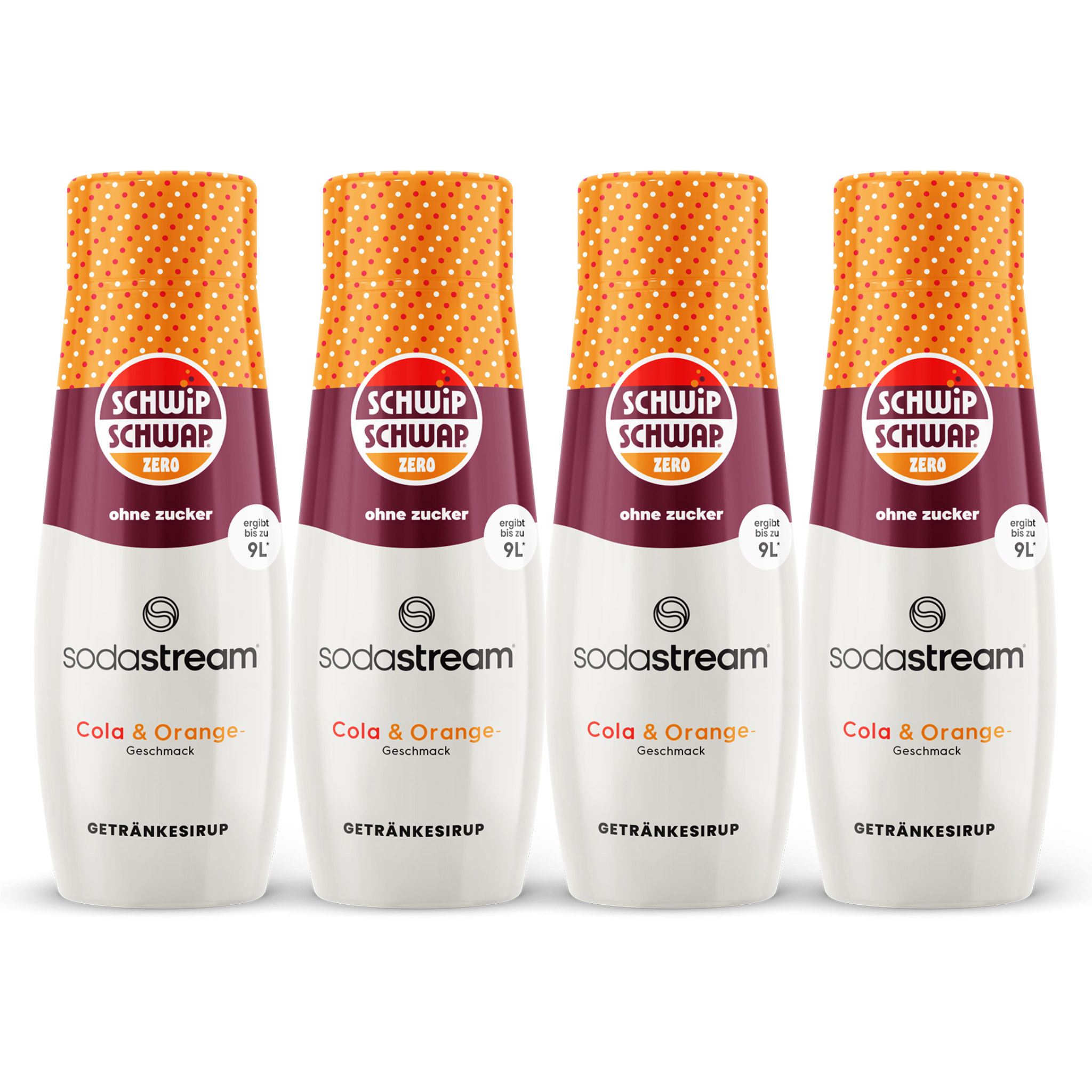 SodaStream Sirup Schwip Schwap Zero – 1 Flasche Für 9 Liter, Ohne Zucker, 440 Ml