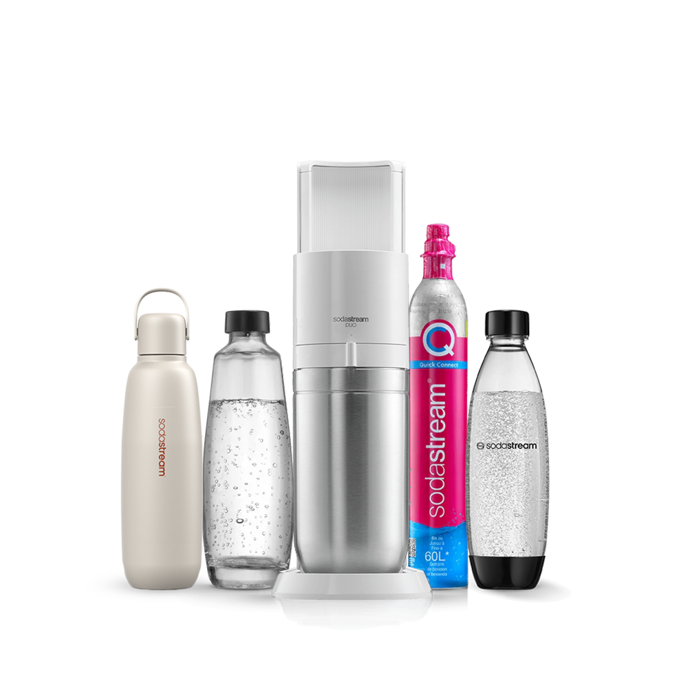 sodastream wassersprudler duo weiß allrounder pack