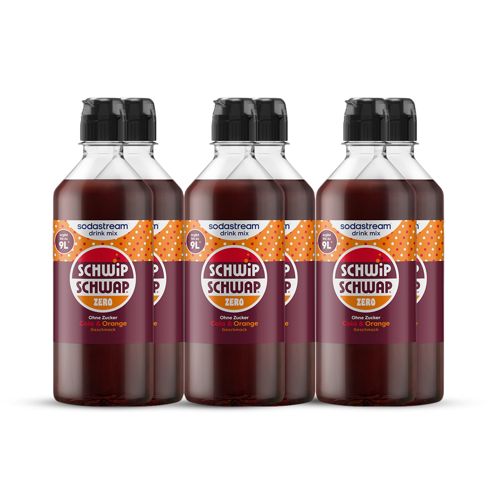 Schwip Schwap Zero Zucker drink mix 440 ml, 6er-Pack