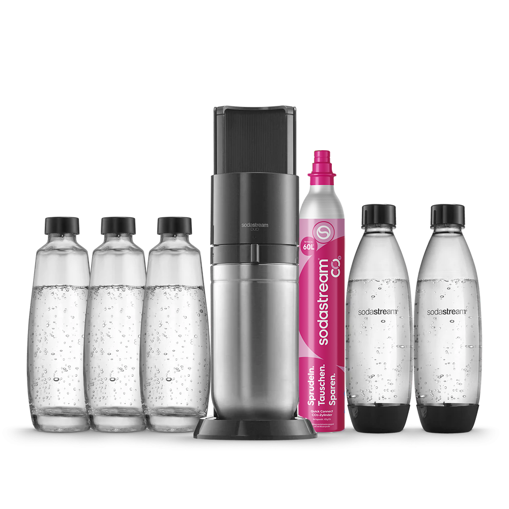 sodastream duo schwarz hydration pack