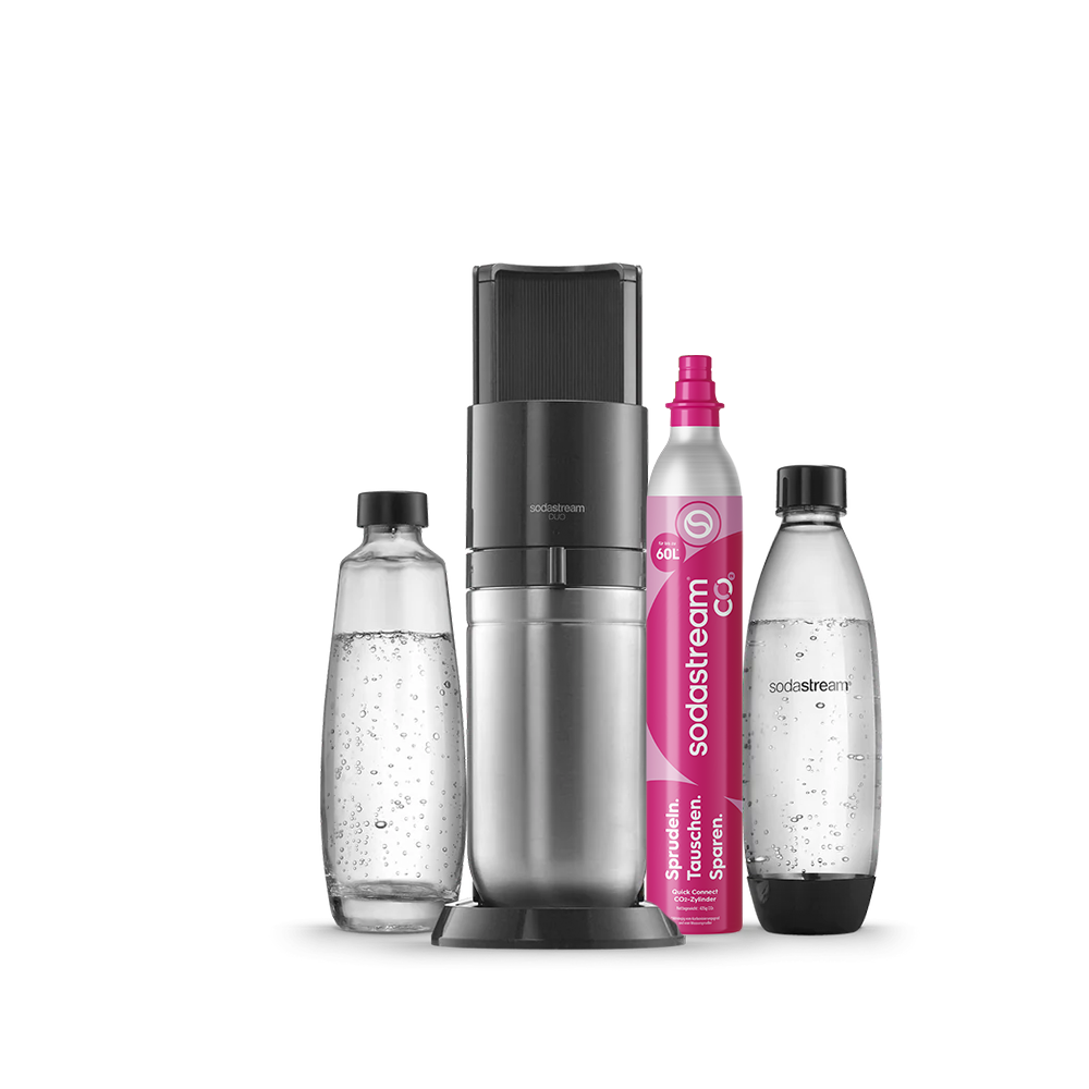 sodastream duo schwarz standard pack