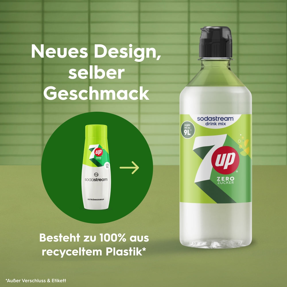 7up Zero Zucker Sirup drink mix 440 ml