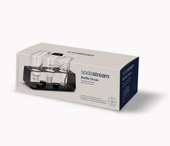 Flaschenabtropfhalter schwarz 