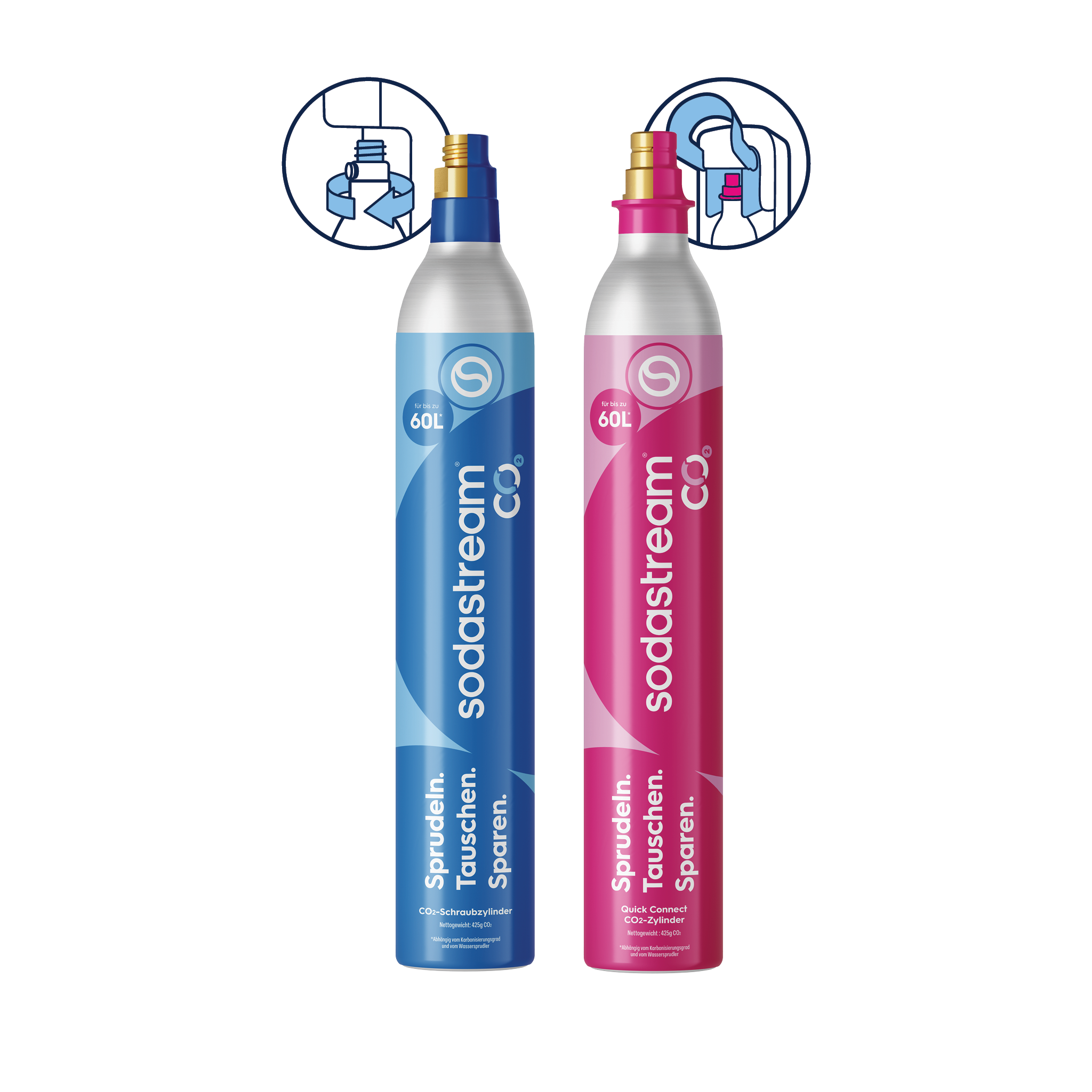 Kauf dir einen SodaStream CO2-Reservezylinder – SodaStream Österreich