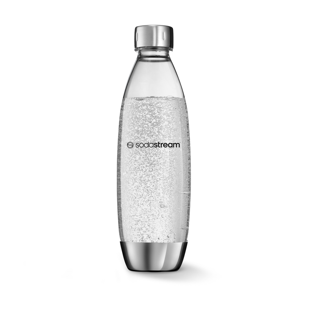 Spülmaschinengeeignete Kunststoffflasche FUSE Edelstahl 1L, 1er-Pack