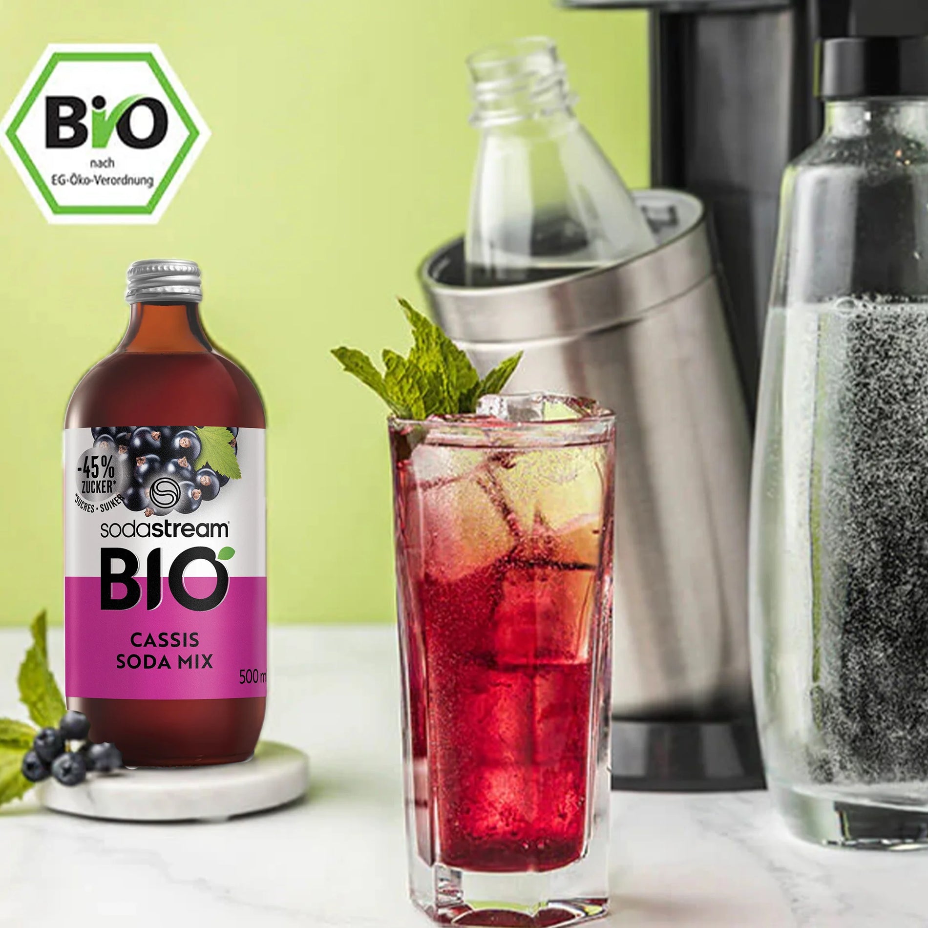 SodaStream BIO Cassis Sirup 500ml