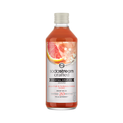 Cocktail Sirup-Mix Grapefruit & Holunderblüte (alkoholfrei) 330ml sodastream