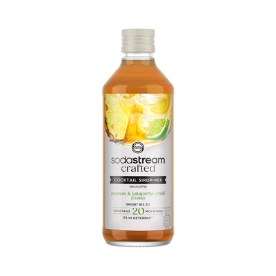 Cocktail Sirup-Mix Ananas & Jalapeno-Chilli (alkoholfrei) 330ml sodastream