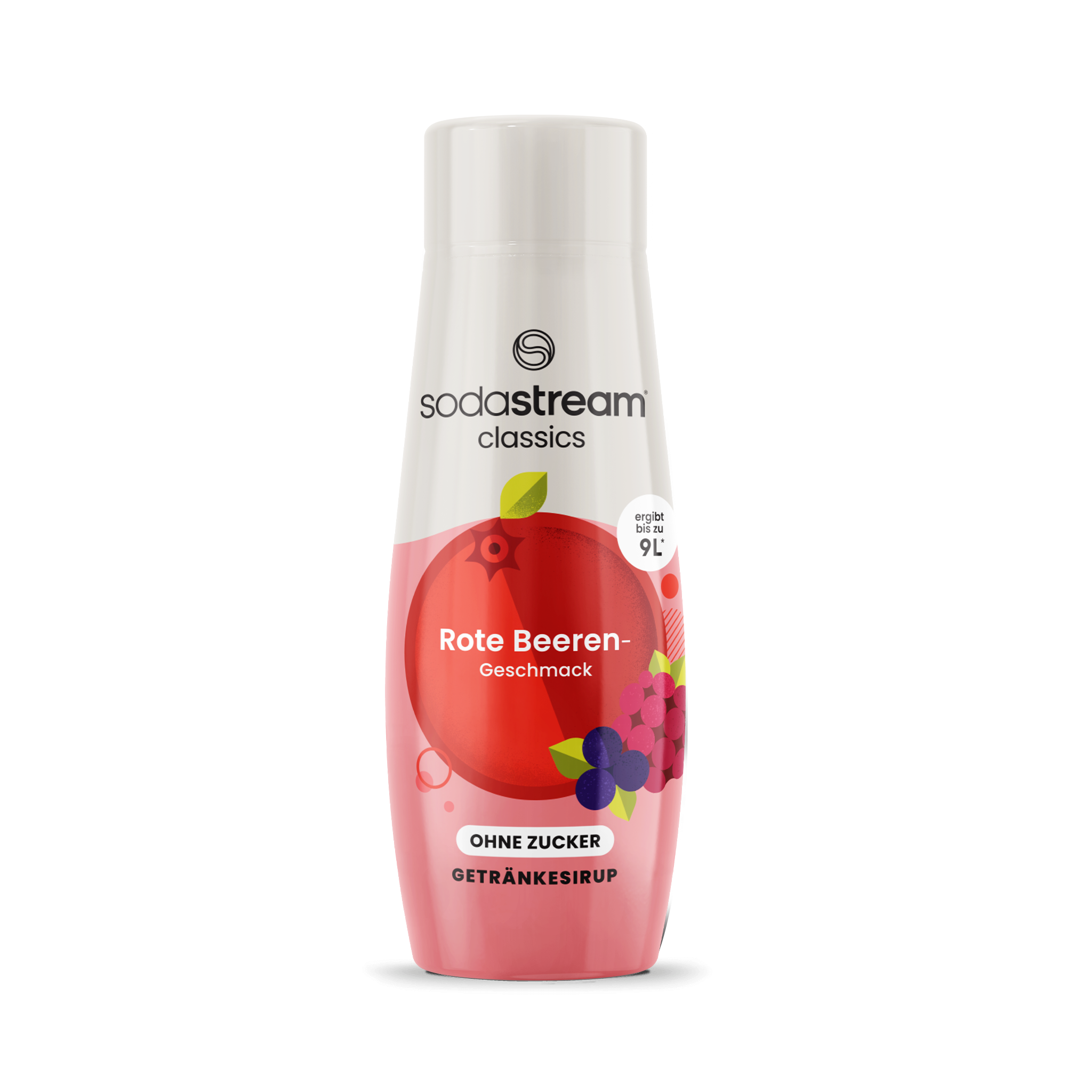 Rote Beeren ohne Zucker Sirup 440ml sodastream