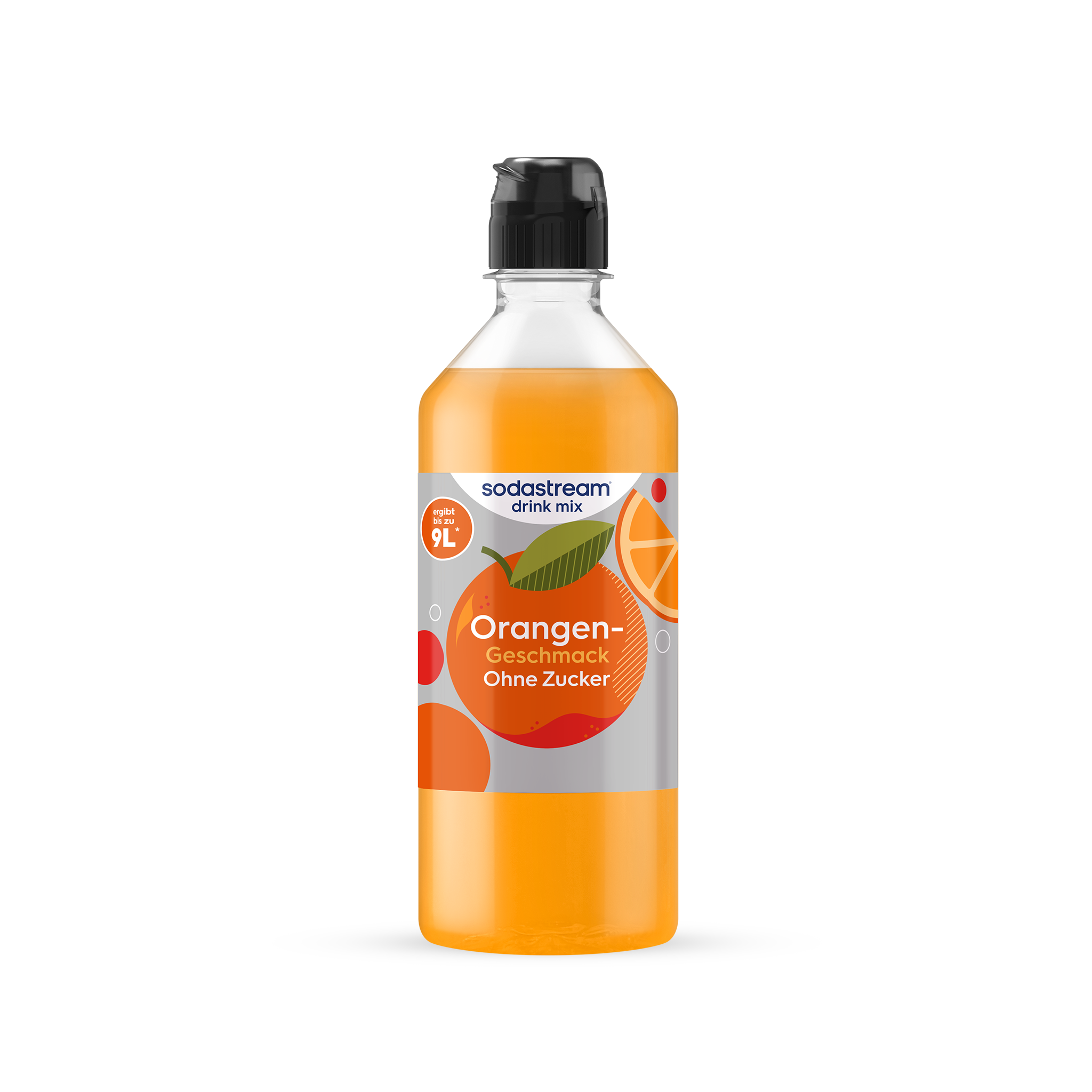 Orange ohne Zucker Sirup drink mix 440 ml sodastream