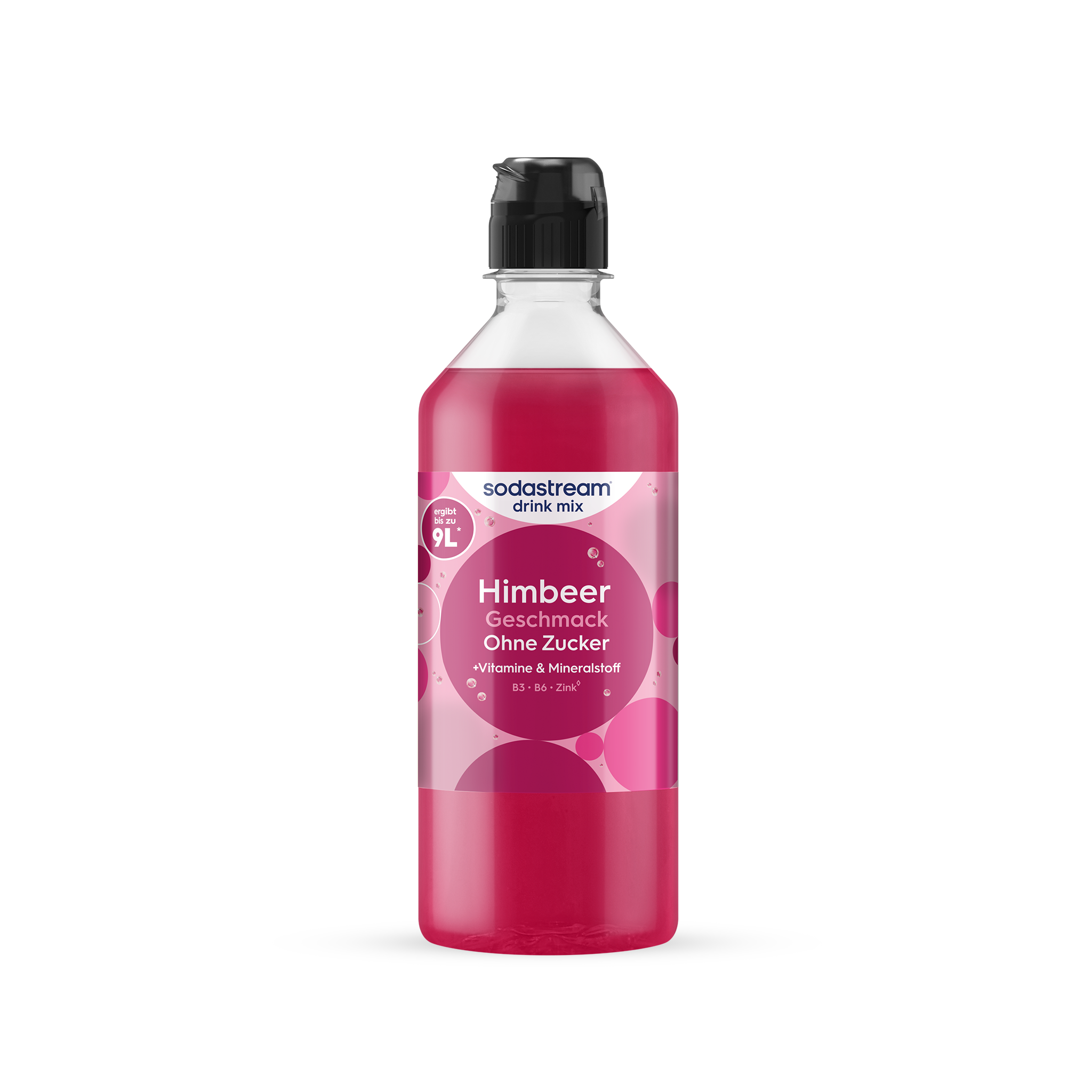 Himbeer ohne Zucker Sirup drink mix 440 ml sodastream
