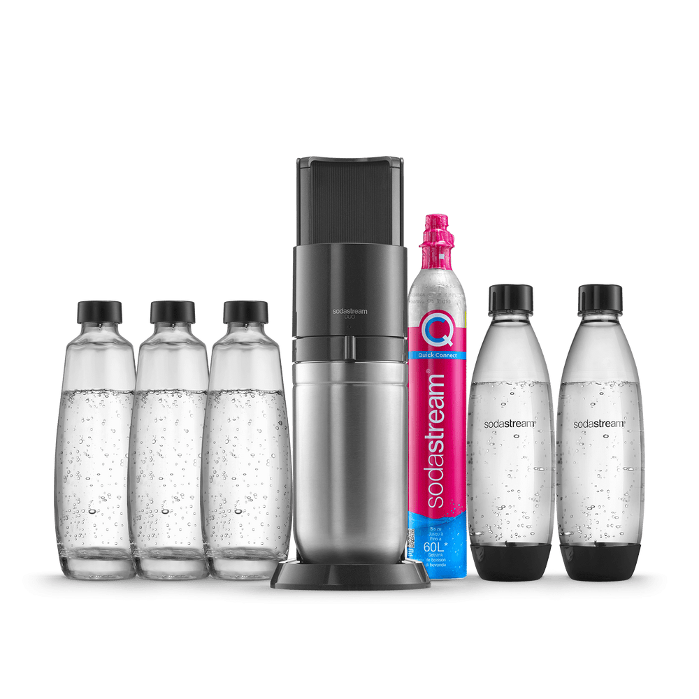 sodastream duo schwarz hydration pack