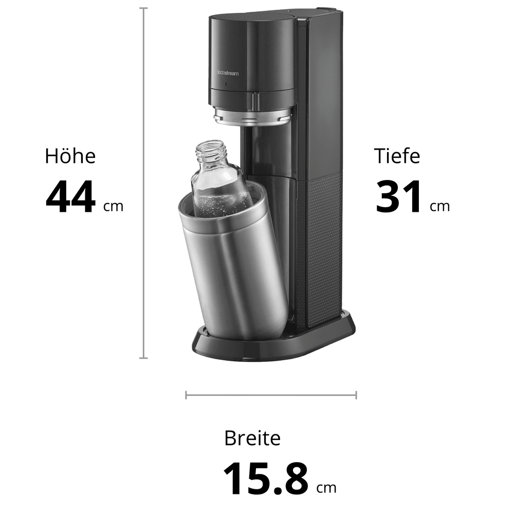 sodastream duo Größe und Abmessungen