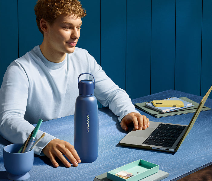 Spülmaschinengeeignete Metallflasche Fizz&go COOL (Storm)
