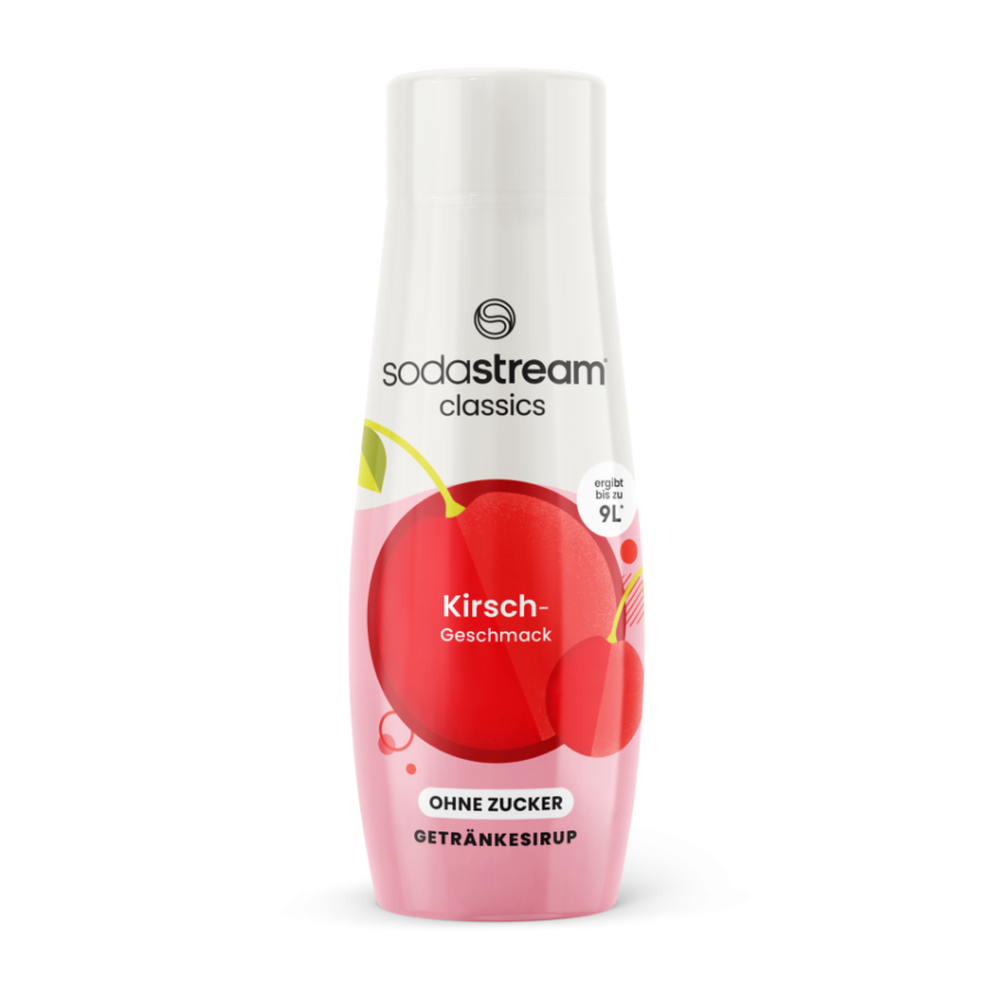 SodaStream Kirsche Geschmack ohne Zucker Sirup 440ml