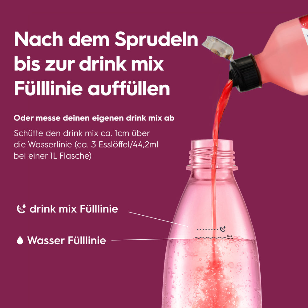 Himbeer ohne Zucker Sirup drink mix 440 ml