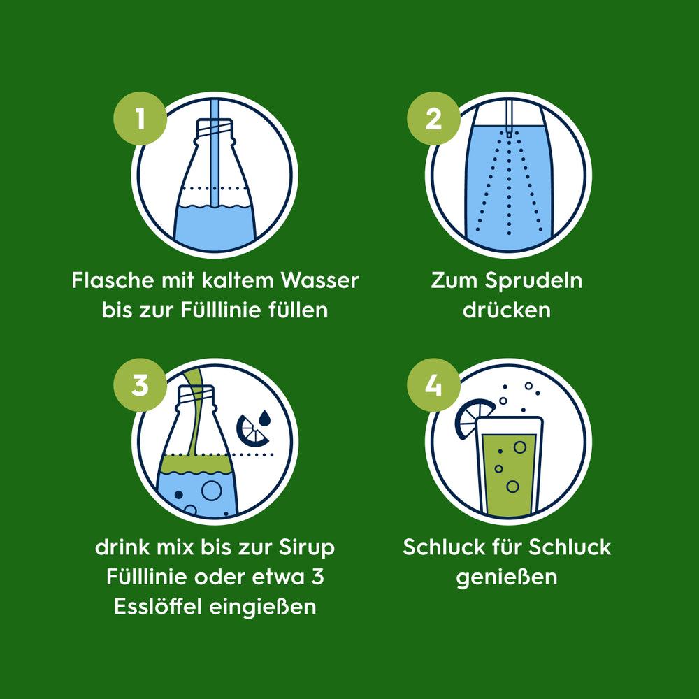 Holunderblüte ohne Zucker Sirup drink mix 440 ml