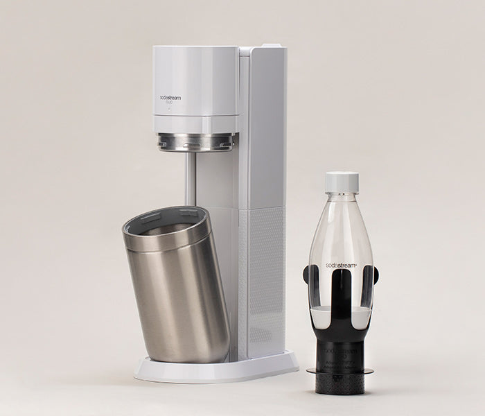 0,5L Adapter + 0,5L Kunststoffflasche spülmaschinengeeignet weiß