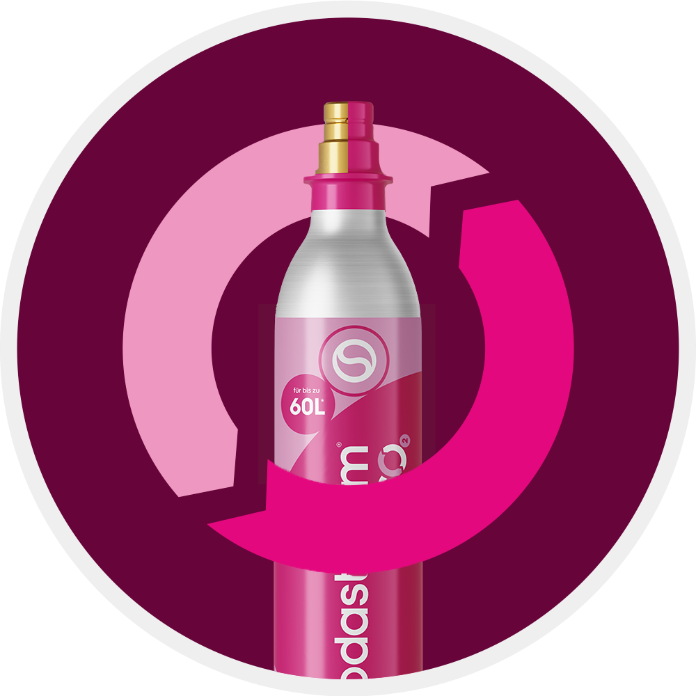 CO2-Tauschzylinder zum Einschrauben