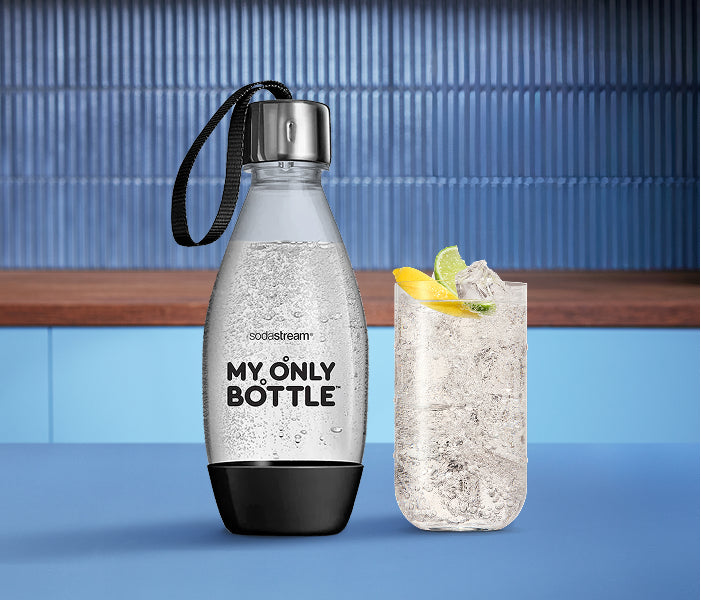 Spülmaschinengeeignete "My Only Bottle" Kunststoffflasche schwarz 0,5L, 1er-Pack