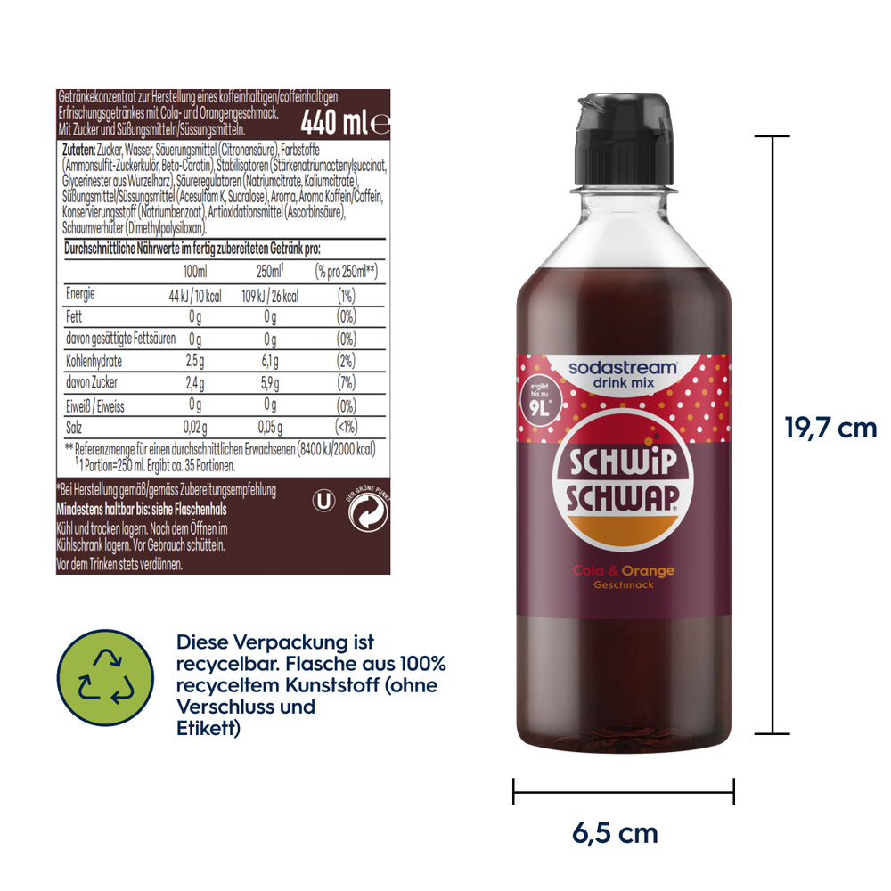 Schwip Schwap Sirup drink mix 440 ml