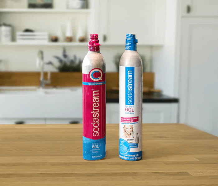 Quick Connect Reservezylinder + 1 Glasflasche 