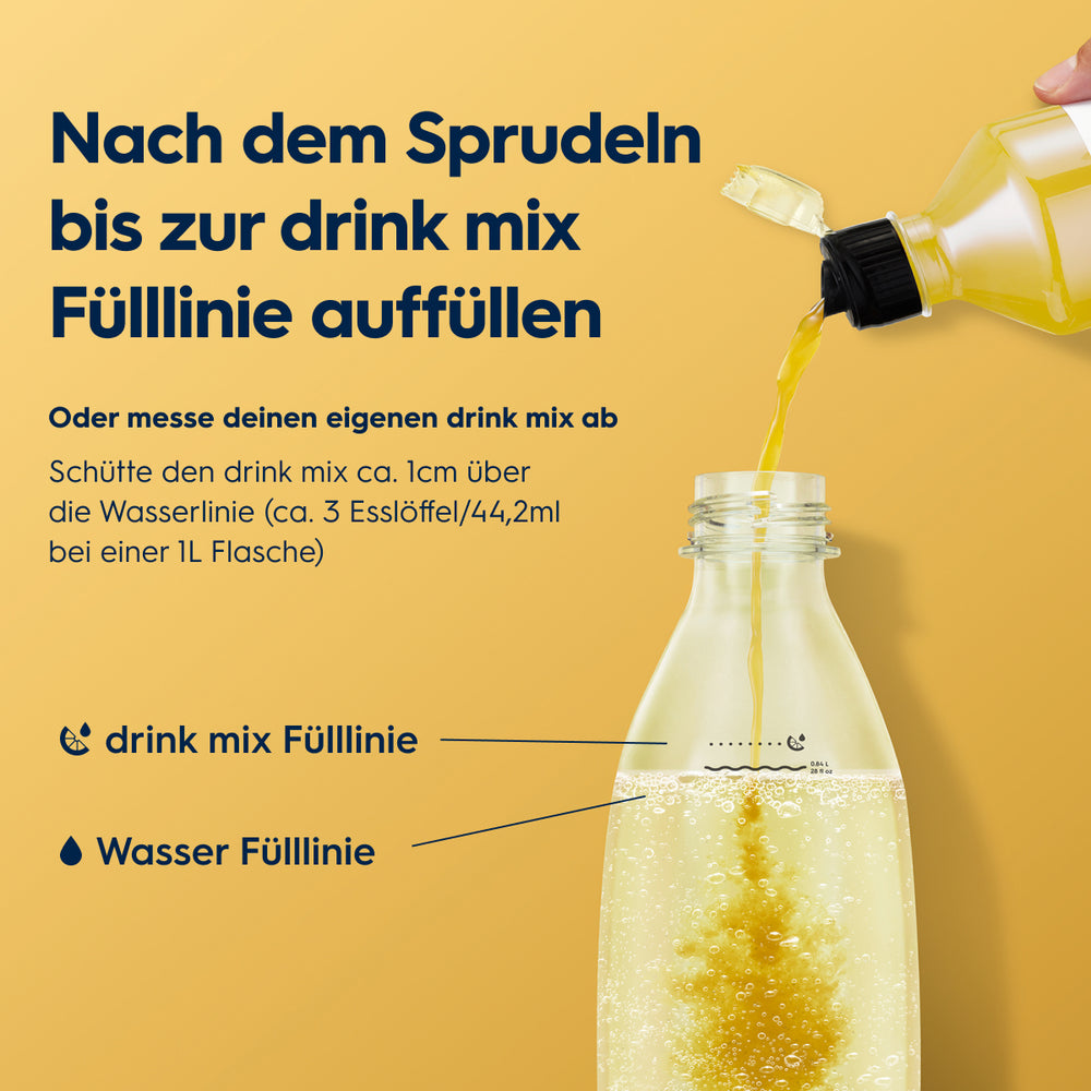 Zitrone ohne Zucker Sirup drink mix 440 ml