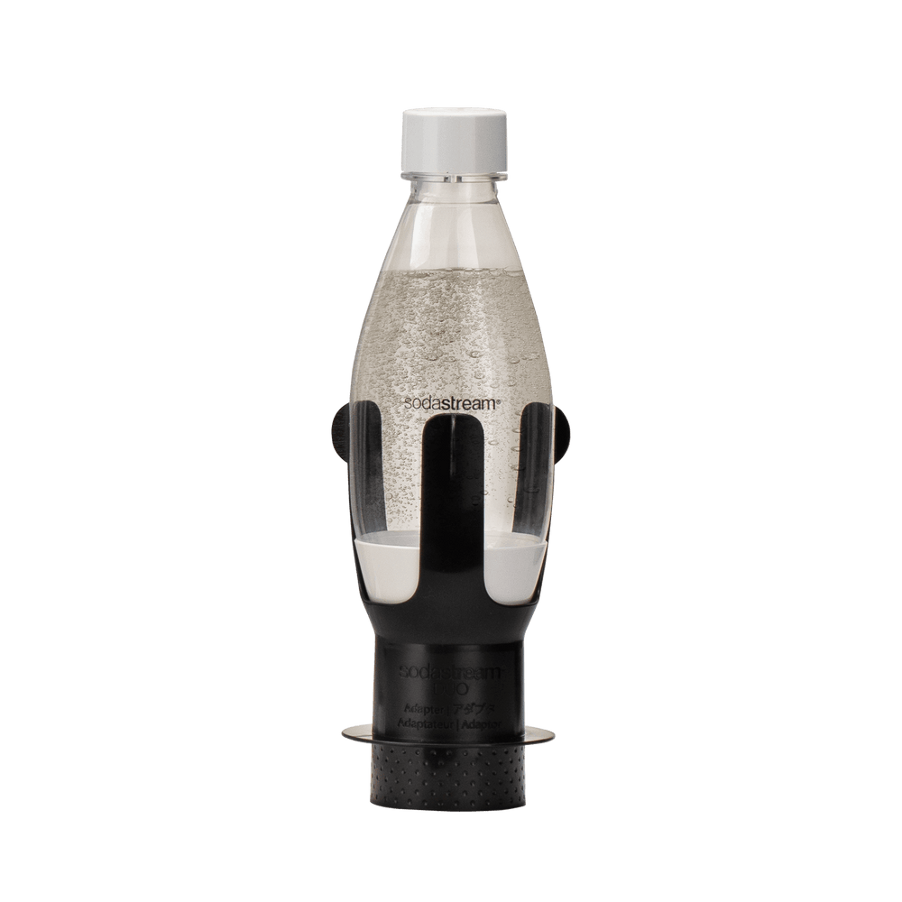0,5L Adapter + 0,5L Kunststoffflasche spülmaschinengeeignet weiß