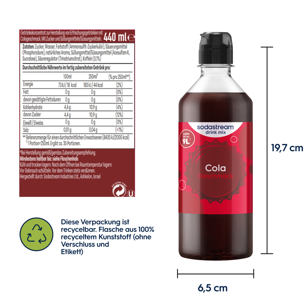 Cola Sirup drink mix 440 ml